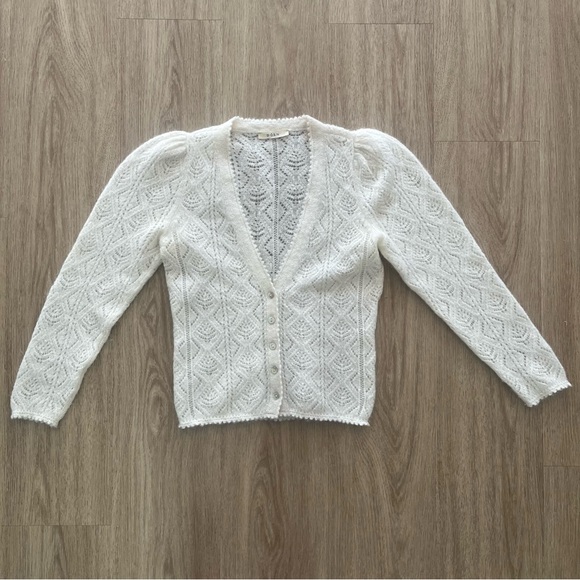 DÔEN Chandel Alpaca Blend Cardigan Jasmine Flower XS - Picture 7 of 13